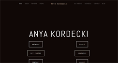 Desktop Screenshot of anyakordecki.com